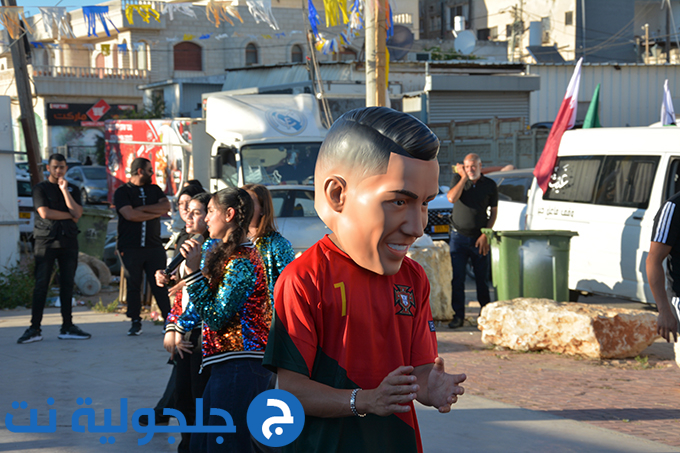موكب كأس العالم المتجول في جلجولية برعاية جمعية غيث